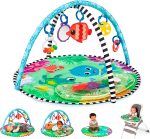 Baby Einstein 4-in-1 Kickin' Tunes Music and Language Play Gym and Piano Tummy Time Activity Mat
